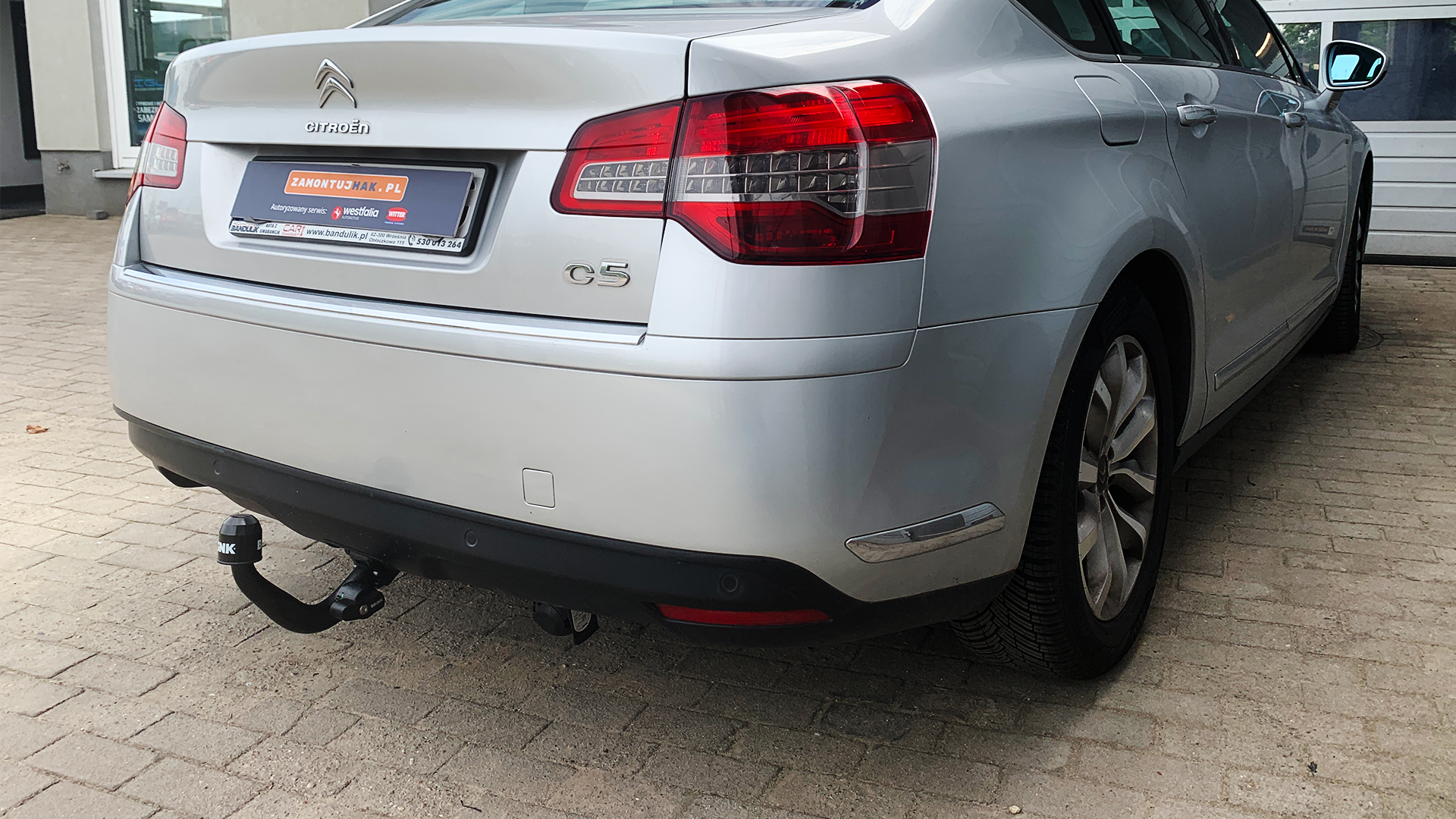 Citroen c5 - montaż haka BRINK